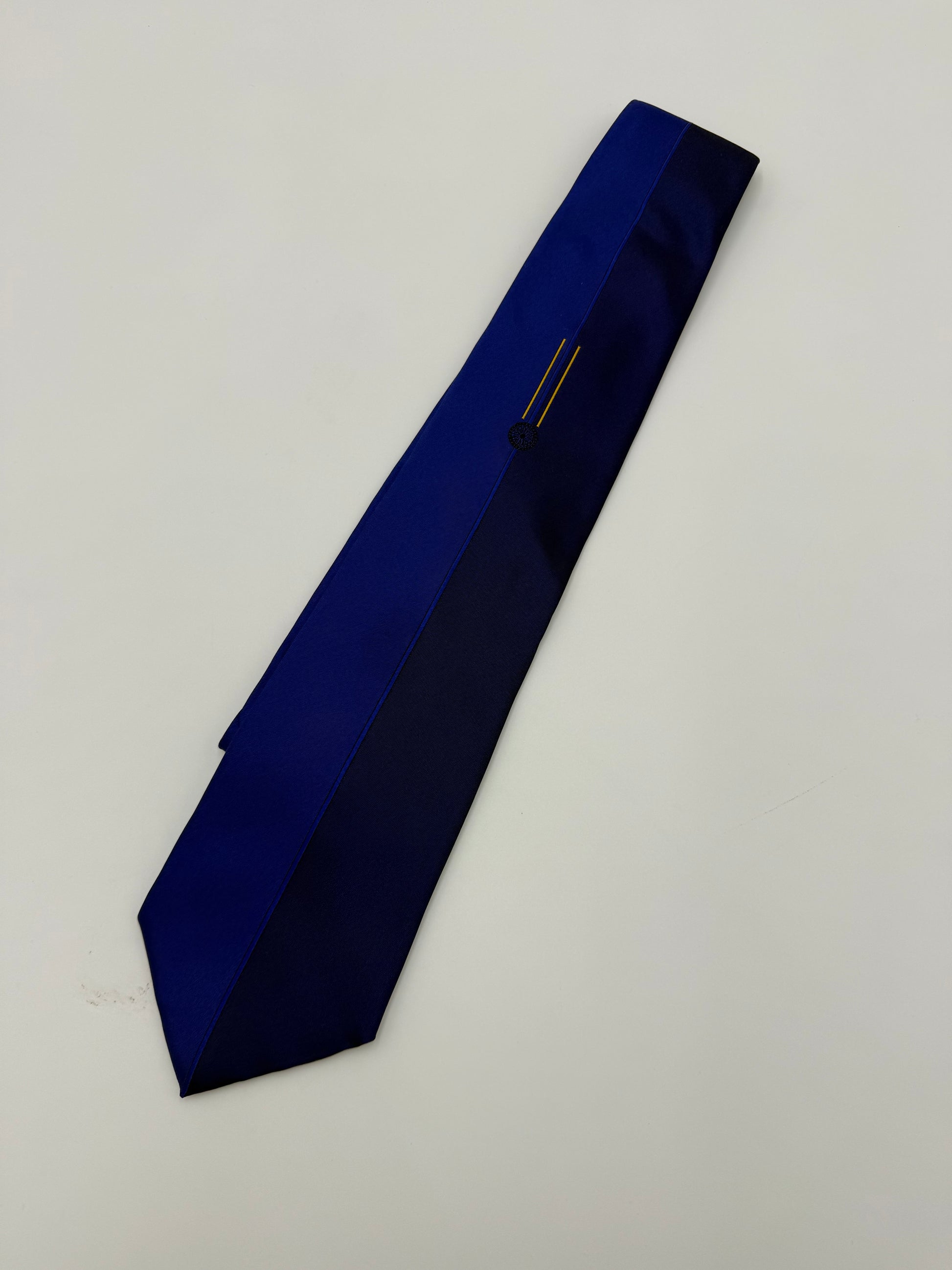 Versace Classic V2 Cravatta Vintage Blu Elettrico e Navy - Pally Vintage Closet