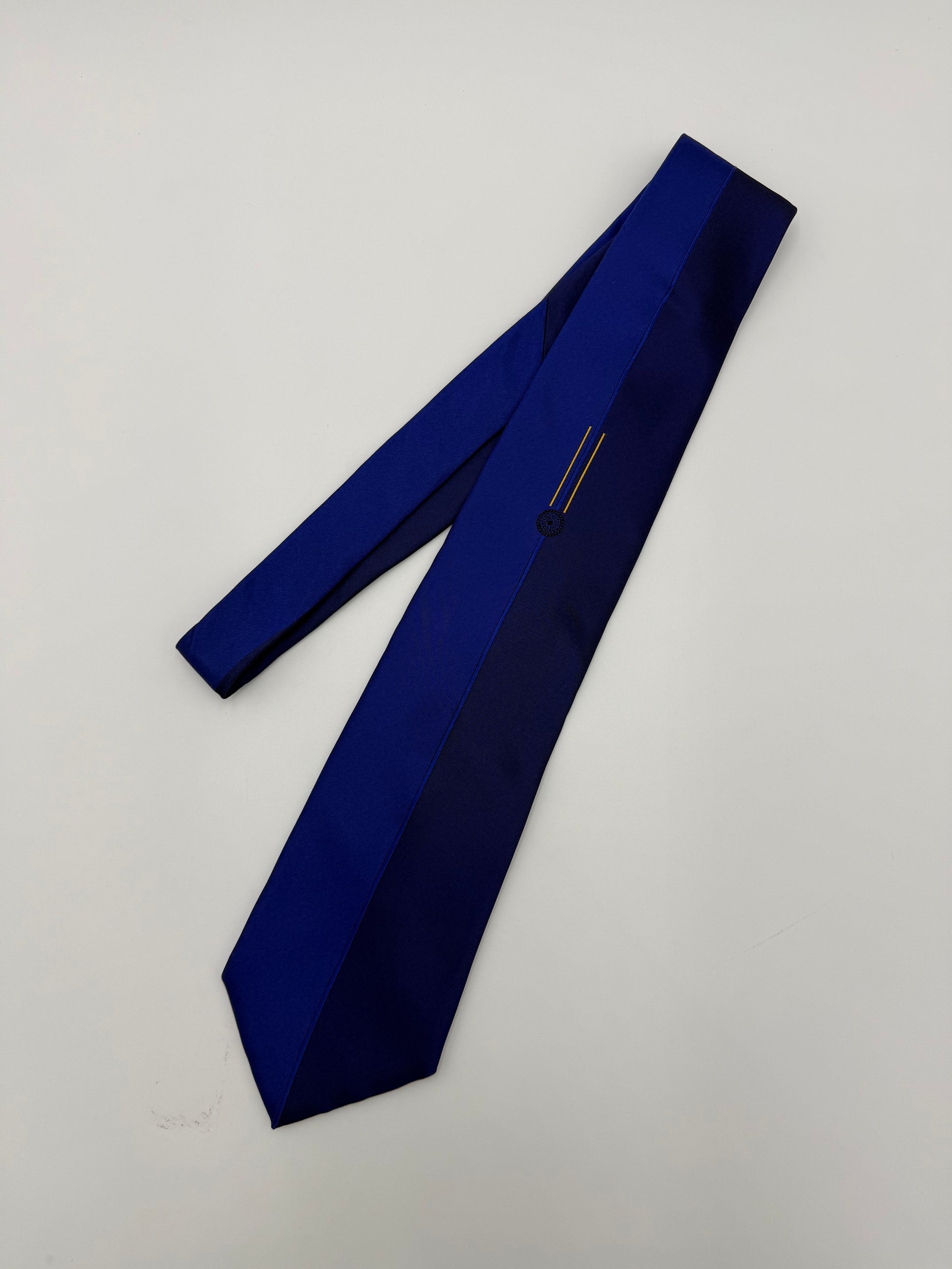 Versace Classic V2 Cravatta Vintage Blu Elettrico e Navy - Pally Vintage Closet