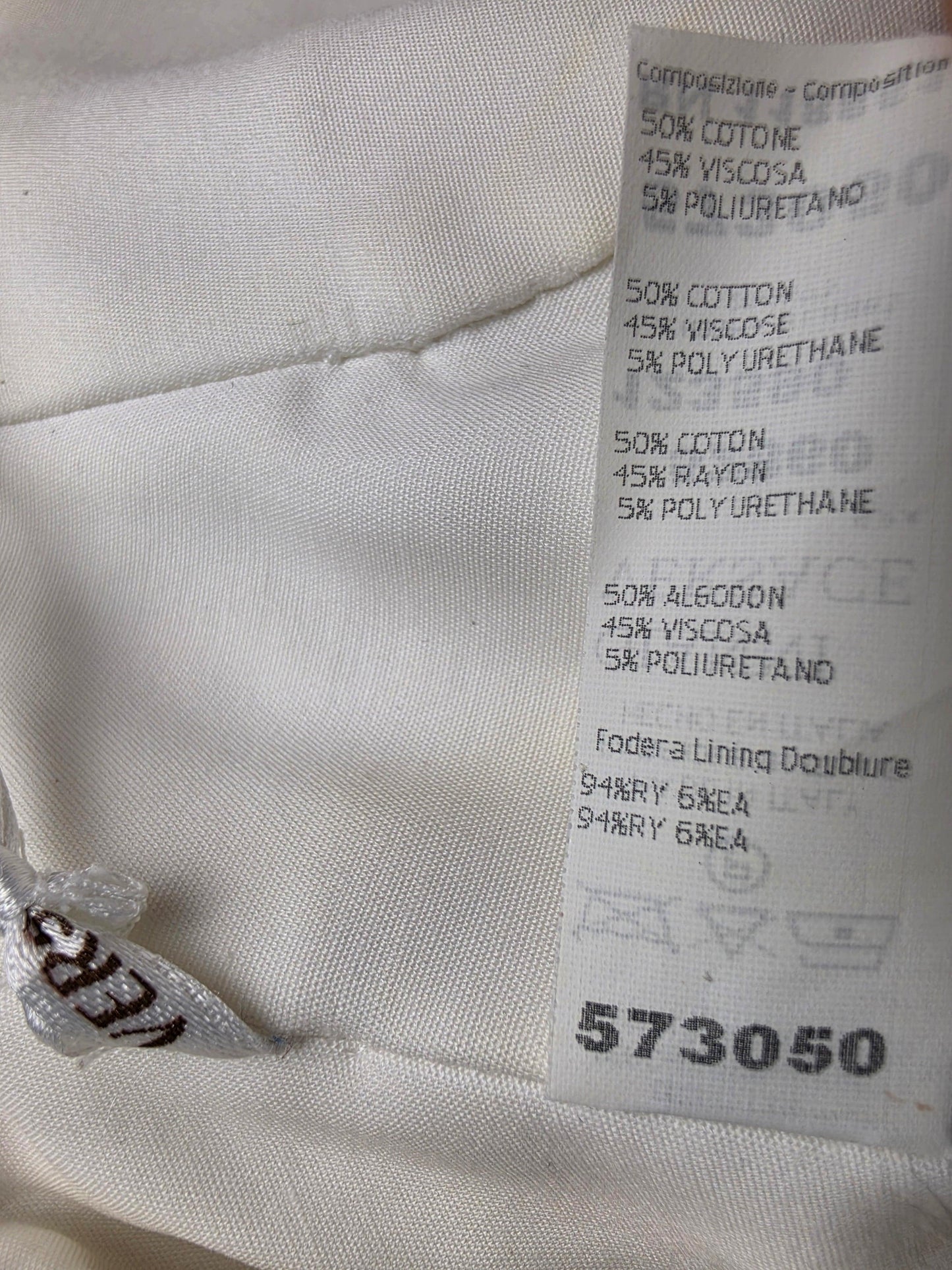 Versace Tutina Corta a Fascia in Cotone e Viscosa Bianca