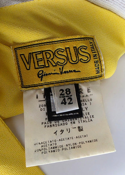 Versus Versace Gianni Versace Miniabito Vintage Giallo - Pally Vintage Closet