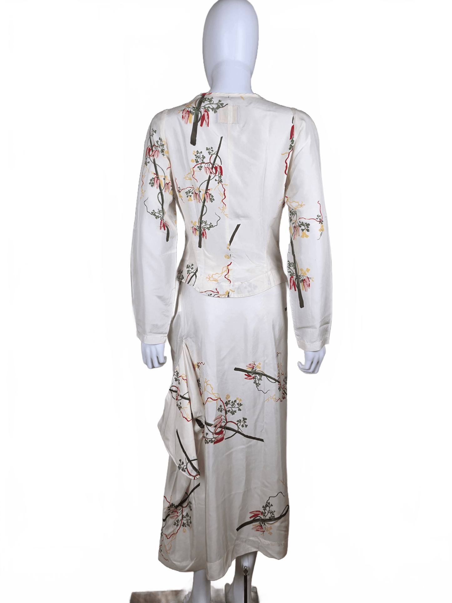 Vivienne Westwood Anglomania Completo Vintage in Seta Avorio - Pally Vintage Closet