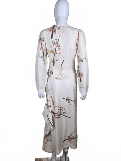 Vivienne Westwood Anglomania Completo Vintage in Seta Avorio - Pally Vintage Closet