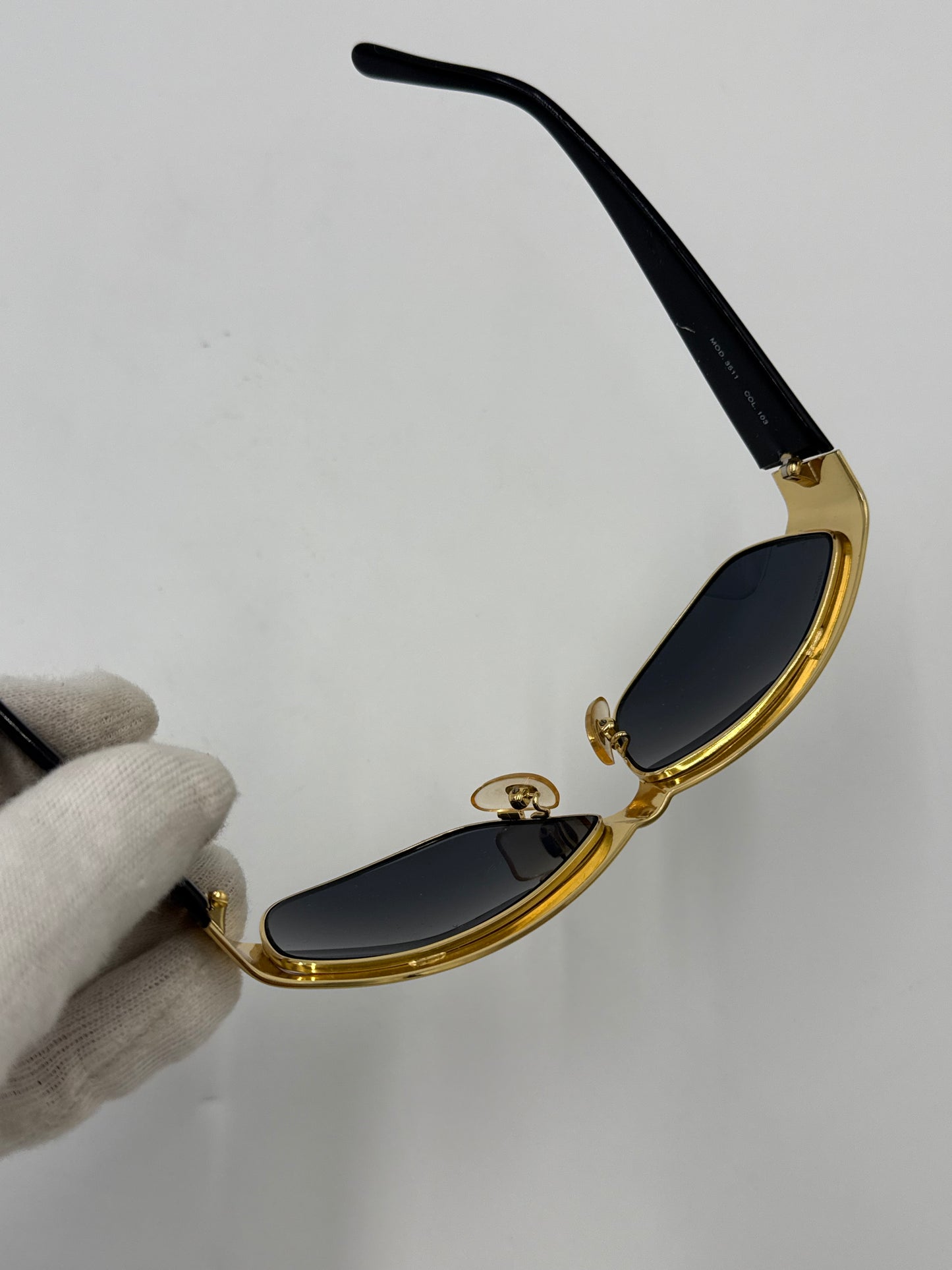 Vogart Occhiali da Sole Vintage Mod. 3511 Col. 103 Nero e Oro