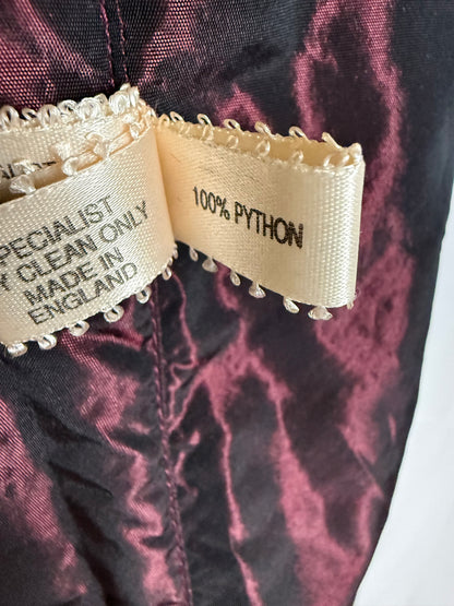 Voyage London Cappotto Vintage in Velluto e Pelliccia Nero - Pally Vintage Closet