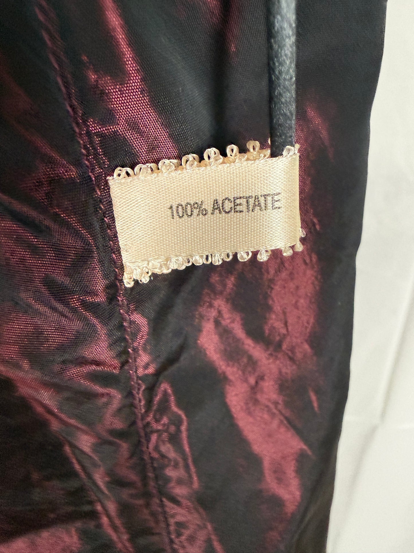 Voyage London Cappotto Vintage in Velluto e Pelliccia Nero - Pally Vintage Closet