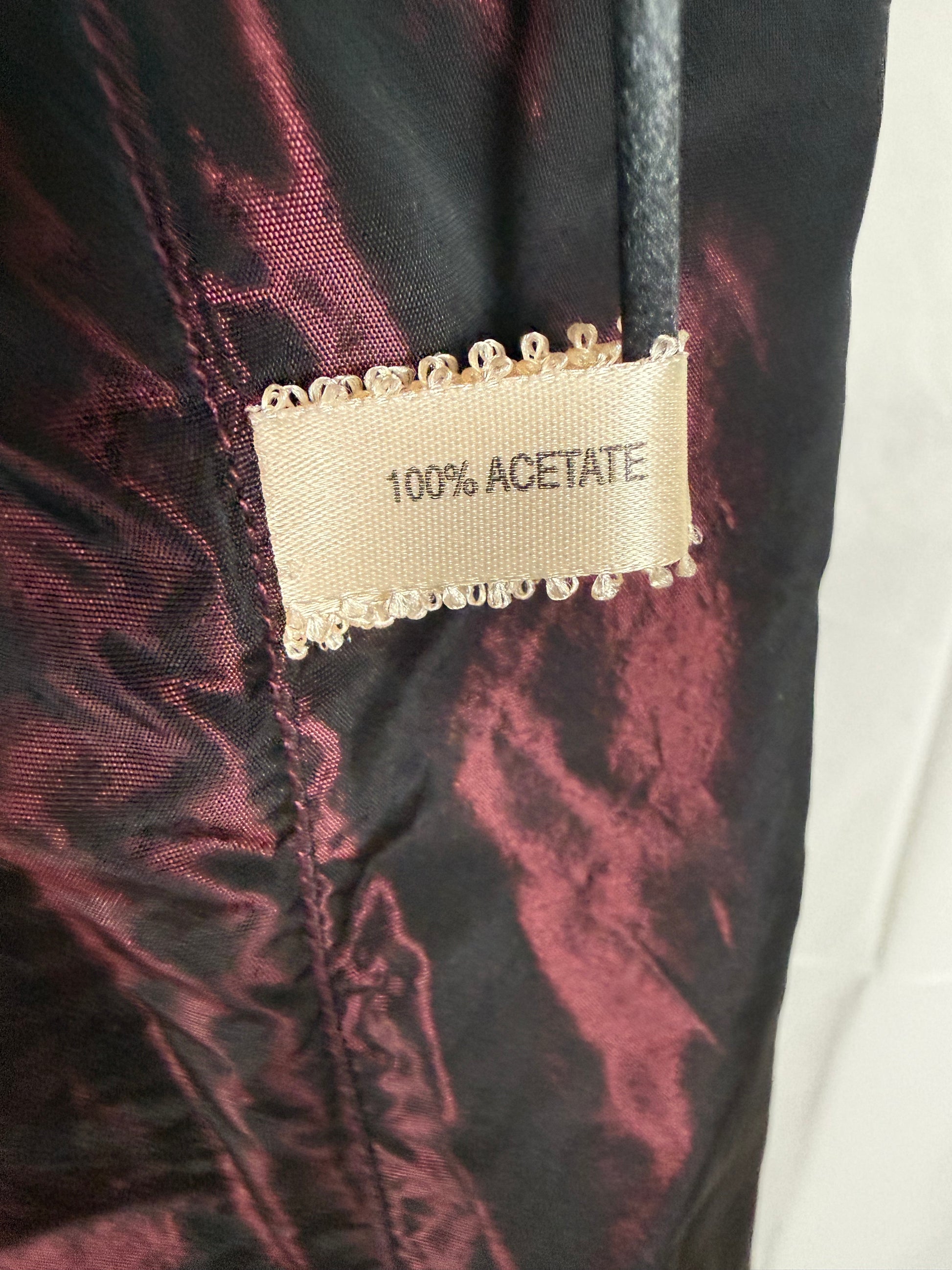 Voyage London Cappotto Vintage in Velluto e Pelliccia Nero - Pally Vintage Closet