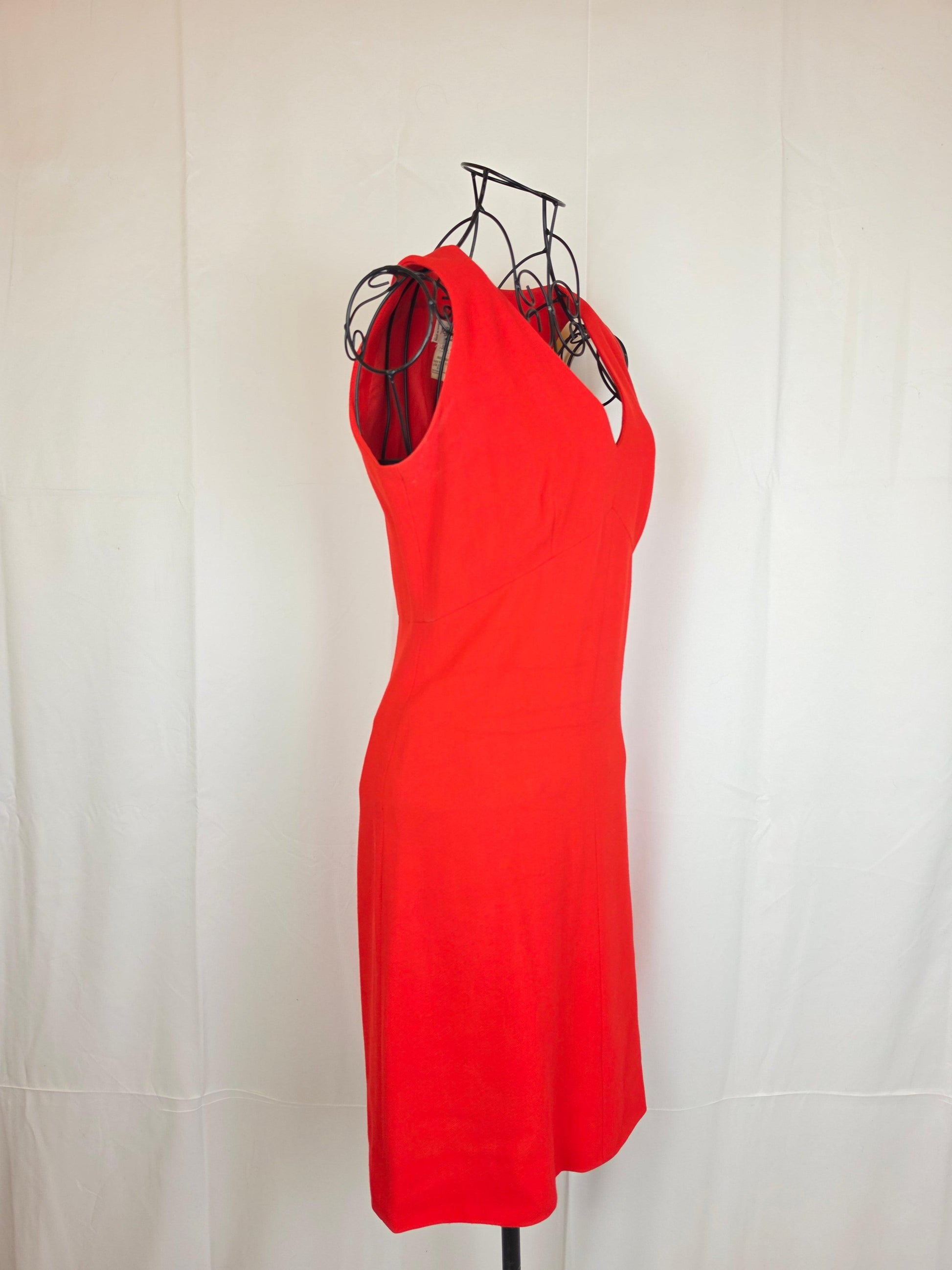 Yves-Saint-Laurent-Miniabito-Vintage-in-Lana-Rosso-70401918140740 - Pally Vintage Closet
