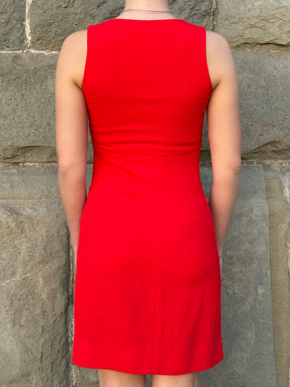 Yves-Saint-Laurent-Miniabito-Vintage-in-Lana-Rosso-70401918271812 - Pally Vintage Closet