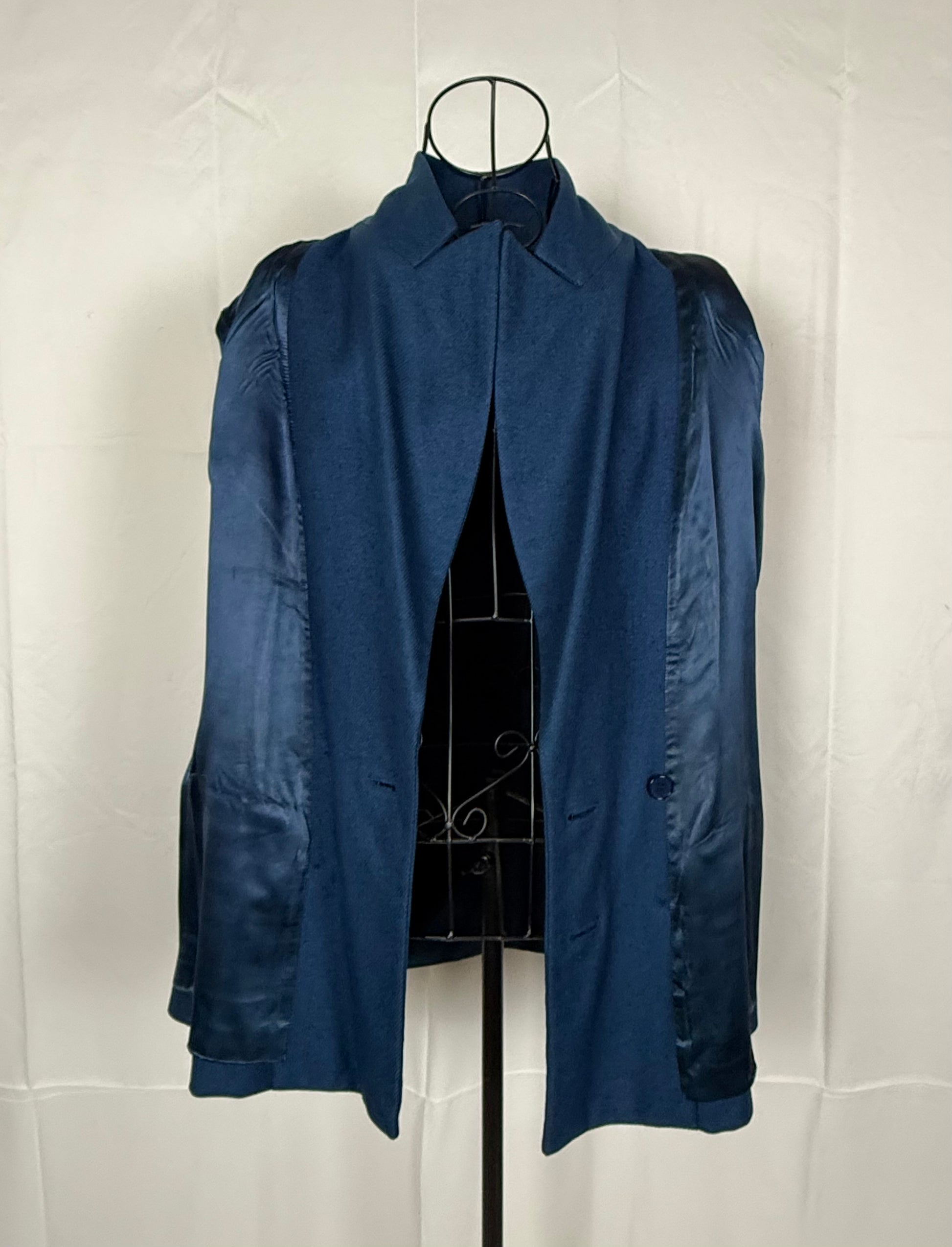 Yves Saint Laurent Rive Gauche Blazer Vintage Blu Ottanio - Pally Vintage Closet