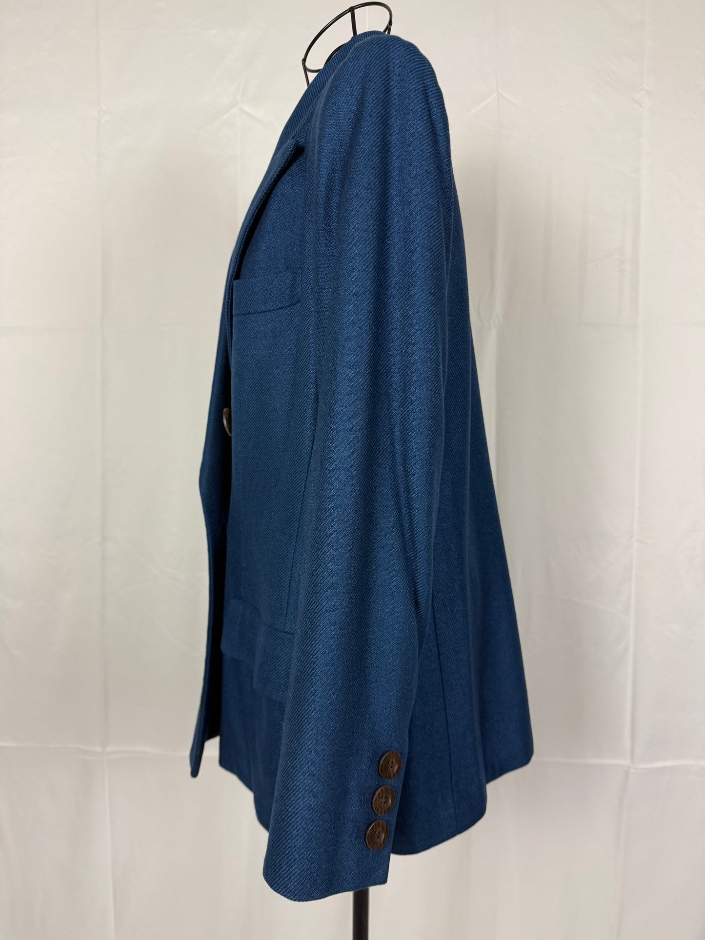 Yves Saint Laurent Rive Gauche Blazer Vintage Blu Ottanio - Pally Vintage Closet