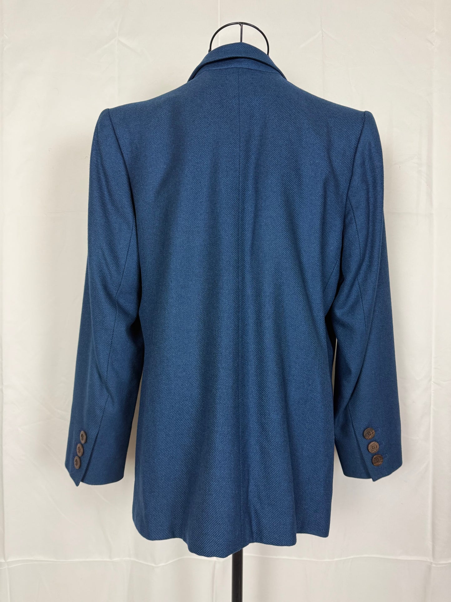 Yves Saint Laurent Rive Gauche Blazer Vintage Blu Ottanio - Pally Vintage Closet