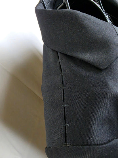 Yves Saint Laurent Rive Gauche Completo con Dettagli Cut-Out Lana Vergine Nera - Pally Vintage Closet