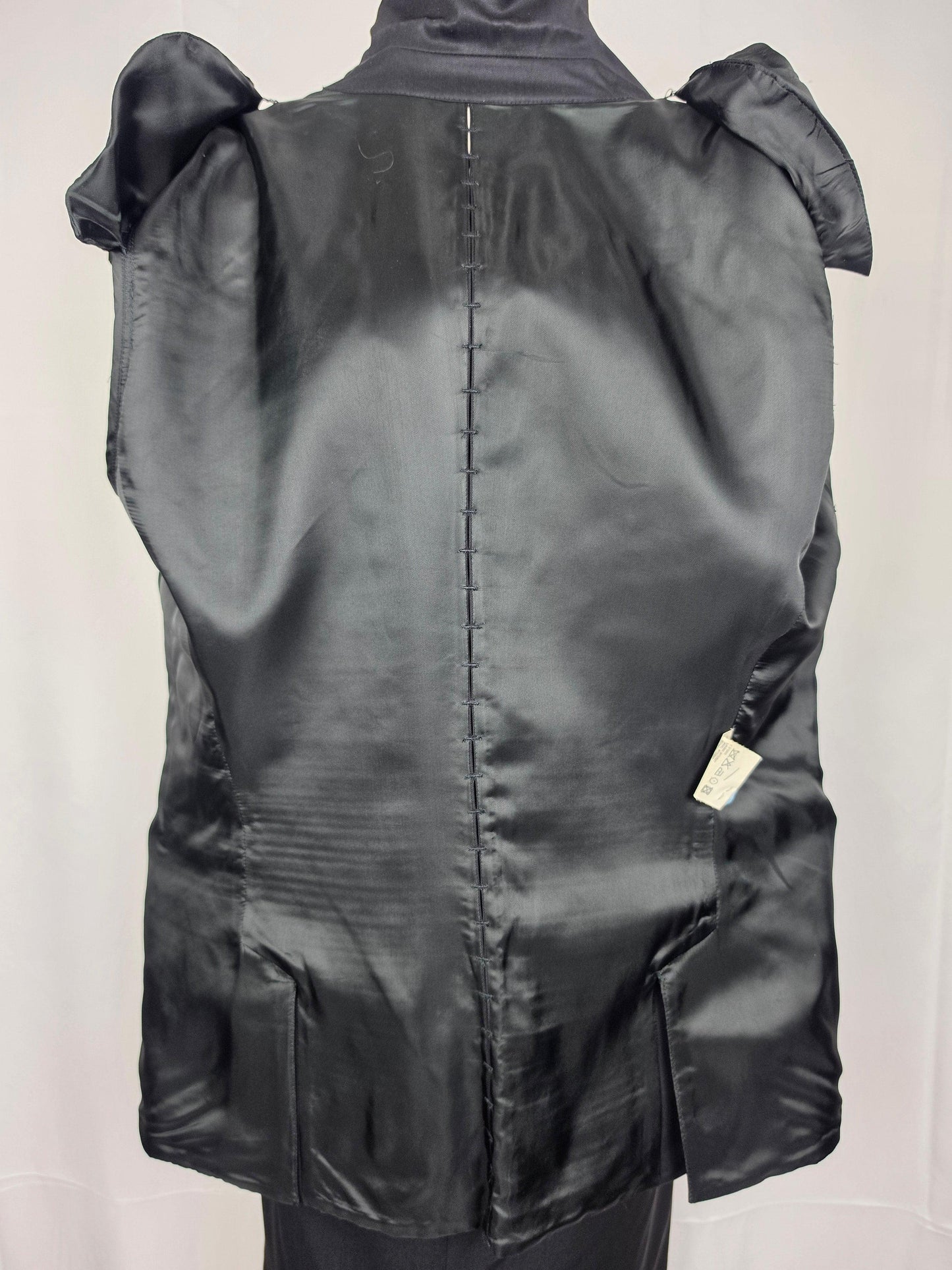 Yves Saint Laurent Rive Gauche Completo con Dettagli Cut-Out Lana Vergine Nera - Pally Vintage Closet