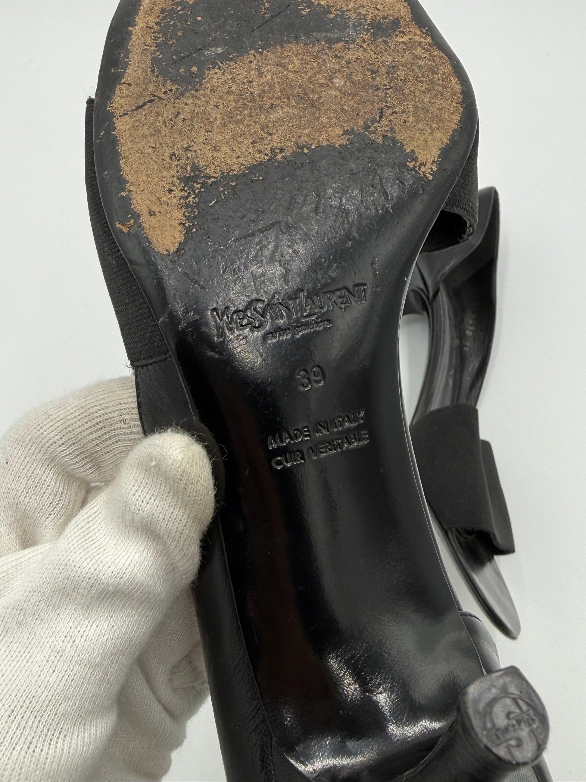 Yves-Saint-Laurent-Rive-Gauche-D-collet-Vintage-con-Fascia-Elastica-Nero-70493929963844 - Pally Vintage Closet