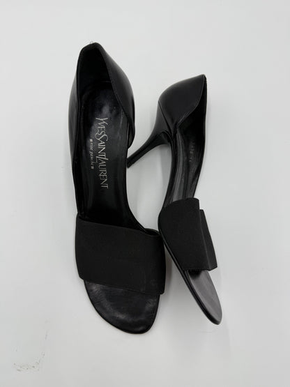 Yves-Saint-Laurent-Rive-Gauche-D-collet-Vintage-con-Fascia-Elastica-Nero-70493929996612 - Pally Vintage Closet