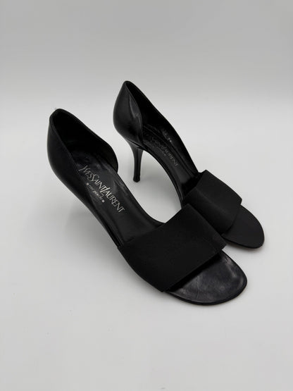 Yves-Saint-Laurent-Rive-Gauche-D-collet-Vintage-con-Fascia-Elastica-Nero-70493930127684 - Pally Vintage Closet