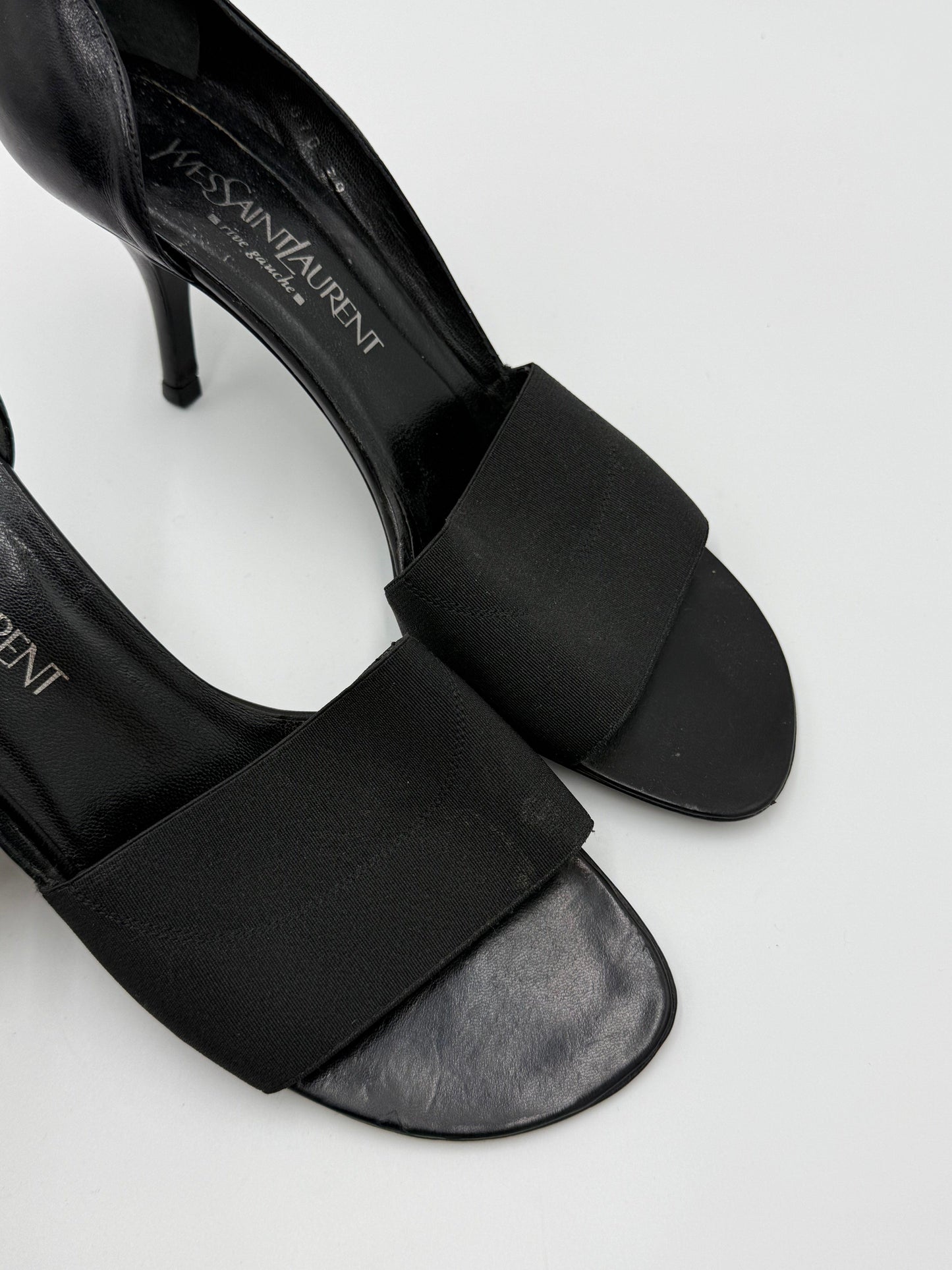 Yves-Saint-Laurent-Rive-Gauche-D-collet-Vintage-con-Fascia-Elastica-Nero-70493930160452 - Pally Vintage Closet