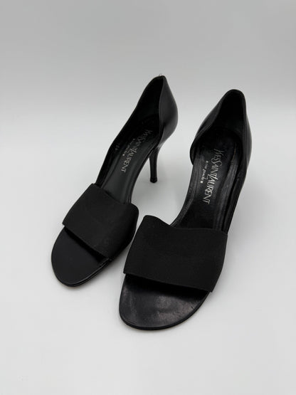 Yves-Saint-Laurent-Rive-Gauche-D-collet-Vintage-con-Fascia-Elastica-Nero-70493930258756 - Pally Vintage Closet