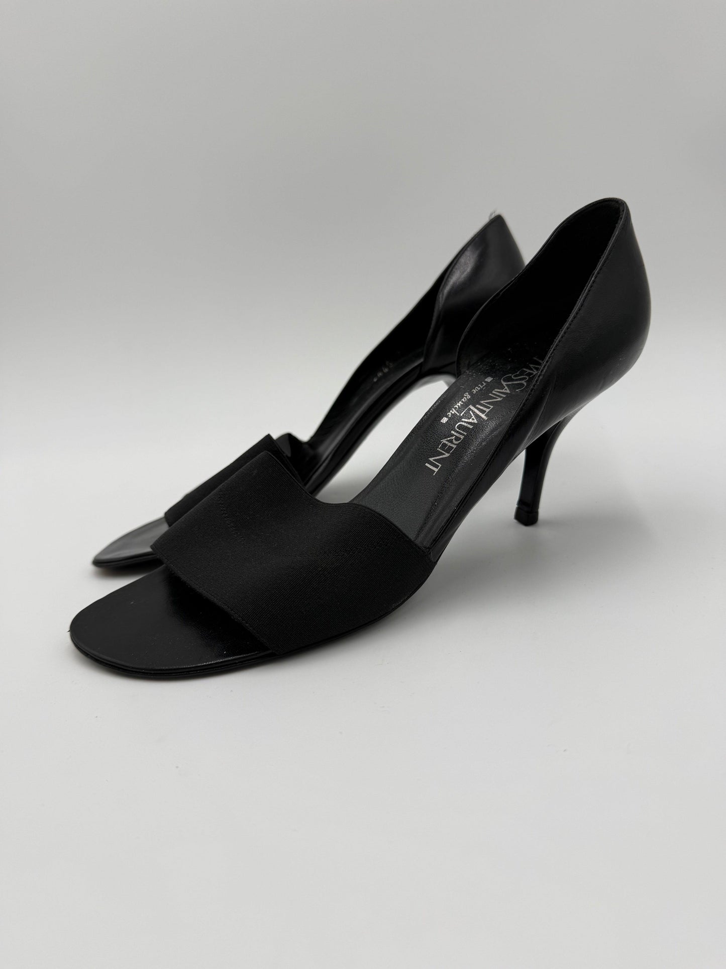 Yves-Saint-Laurent-Rive-Gauche-D-collet-Vintage-con-Fascia-Elastica-Nero-70493930291524 - Pally Vintage Closet