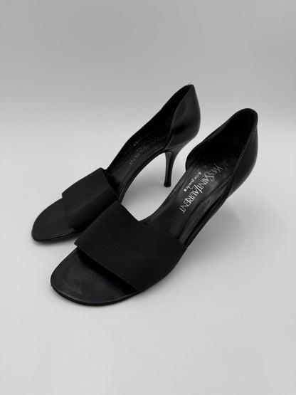 Yves-Saint-Laurent-Rive-Gauche-D-collet-Vintage-con-Fascia-Elastica-Nero-70493930357060 - Pally Vintage Closet
