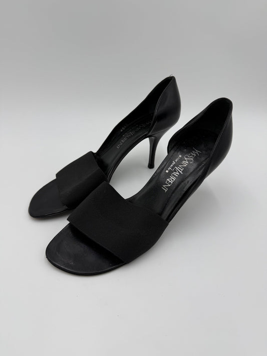 Yves-Saint-Laurent-Rive-Gauche-D-collet-Vintage-con-Fascia-Elastica-Nero-70493930357060 - Pally Vintage Closet