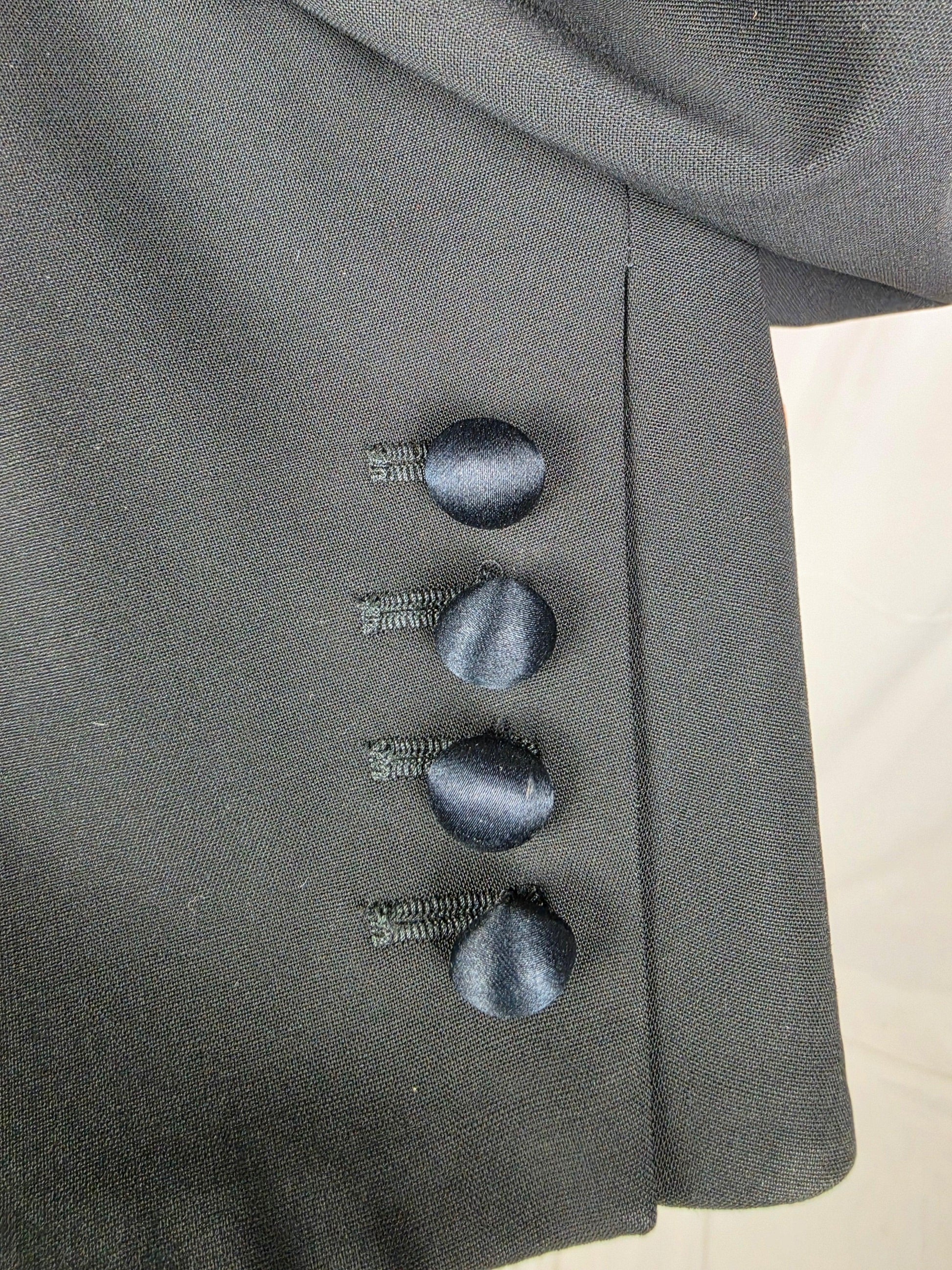 Yves Saint Laurent Rive Gauche Giacca Blazer d’Archivio Nera - Pally Vintage Closet