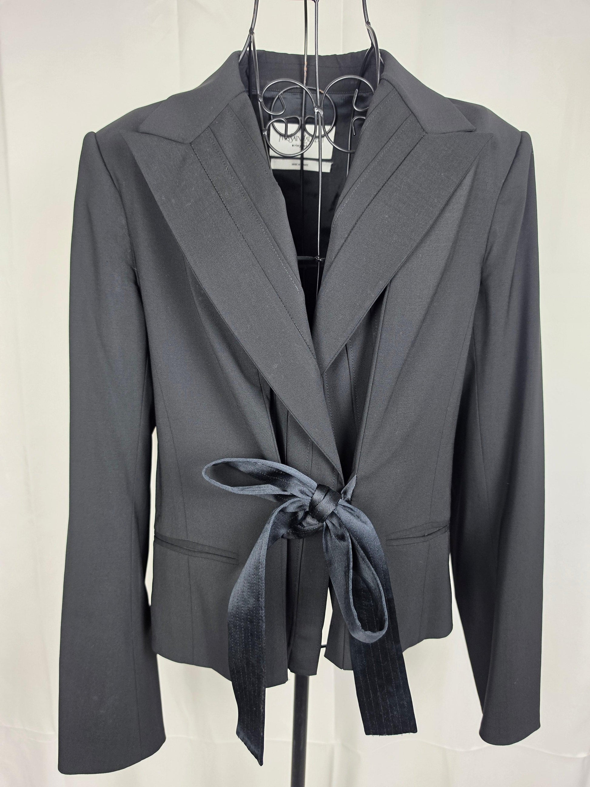 Yves Saint Laurent Rive Gauche Giacca Blazer d’Archivio Nera - Pally Vintage Closet