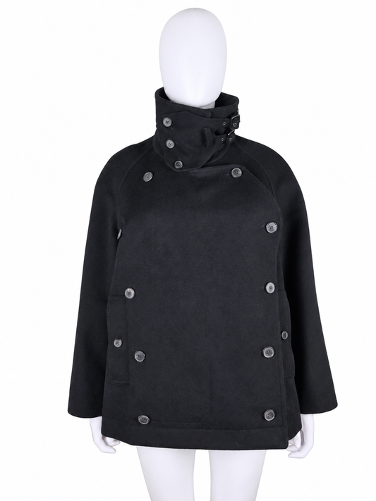 Yves Saint Laurent Rive Gauche Giacca in Lana e Cashmere Nero - Pally Vintage Closet
