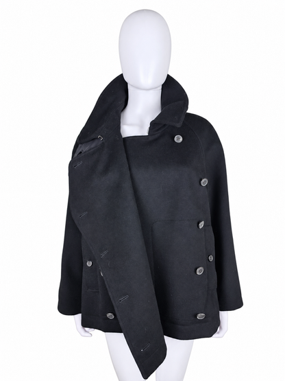 Yves Saint Laurent Rive Gauche Giacca in Lana e Cashmere Nero - Pally Vintage Closet