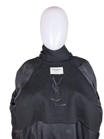 Yves Saint Laurent Rive Gauche Giacca in Lana e Cashmere Nero - Pally Vintage Closet