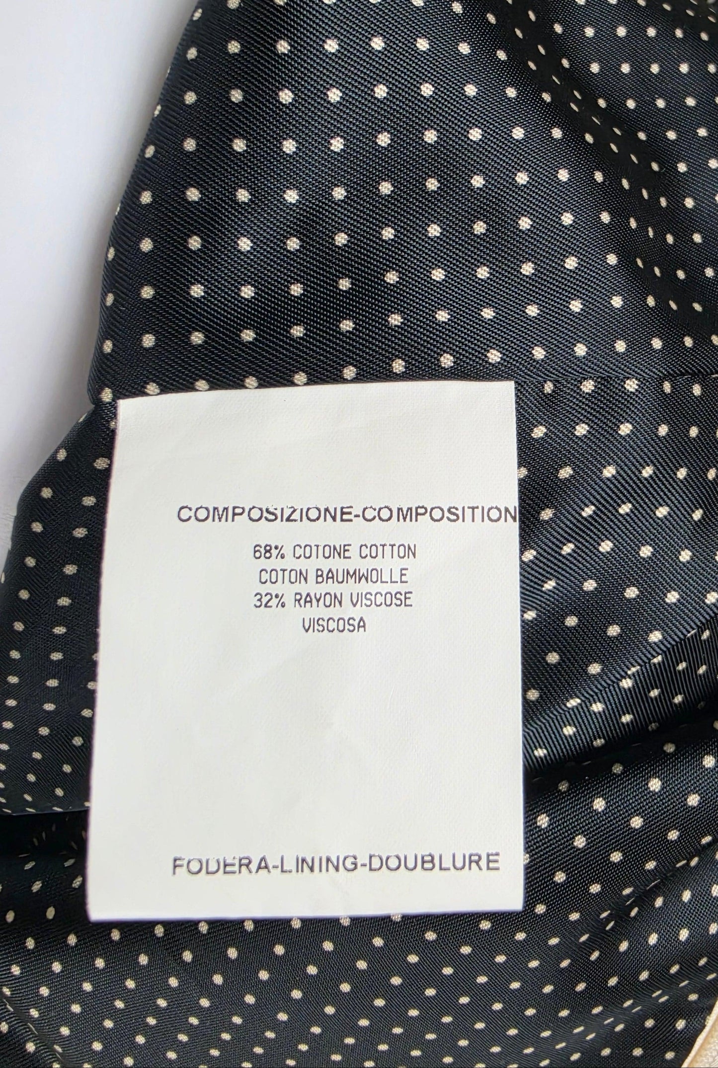 Yves Saint Laurent Rive Gauche Gonna Vintage Pois Bianca e Nera - Pally Vintage Closet