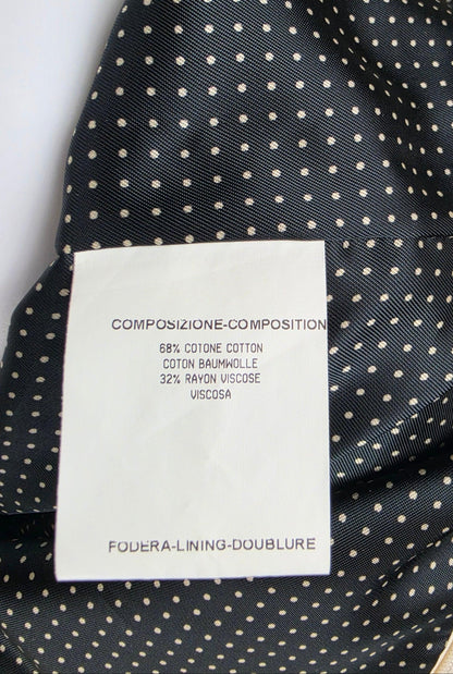 Yves Saint Laurent Rive Gauche Gonna Vintage Pois Bianca e Nera - Pally Vintage Closet