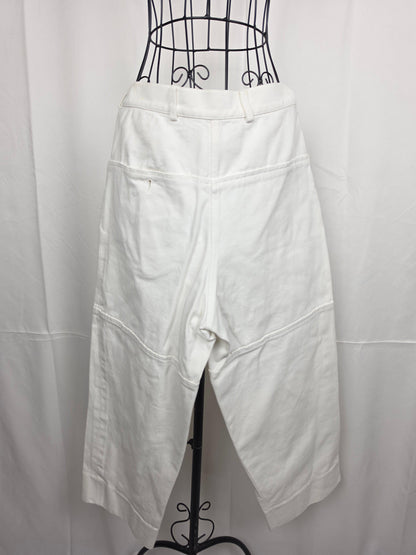 Yves Saint Laurent Rive Gauche Pantaloni in Denim di Cotone Bianco - Pally Vintage Closet