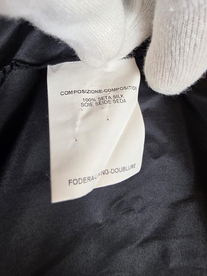 Yves Saint Laurent Rive Gauche Set&nbsp; Camicia Nera e Gonna a Ruota Bicolore - Pally Vintage Closet