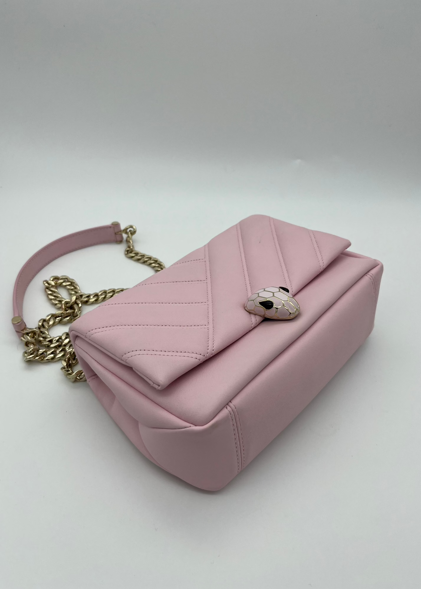 Borsa Bulgari Serpenti Cabochon Rosa