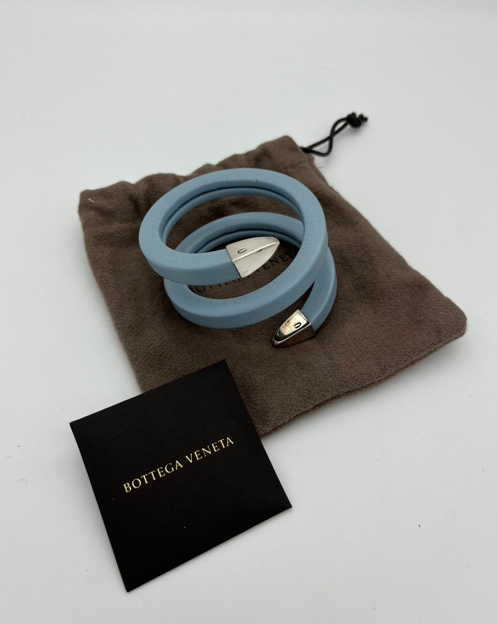 Bottega Veneta Bracciale Argento