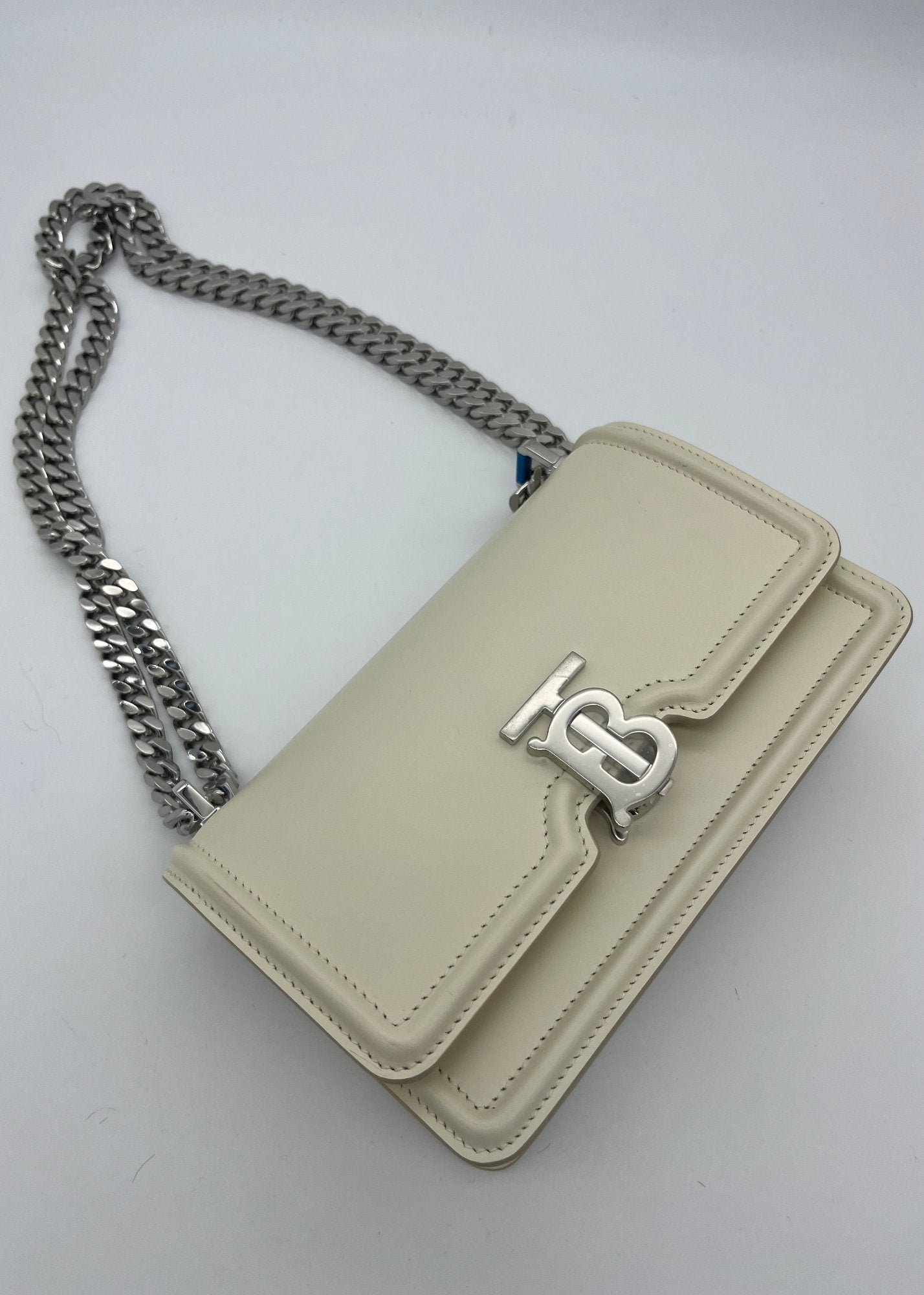 Burberry Borsa TB Chain Panna