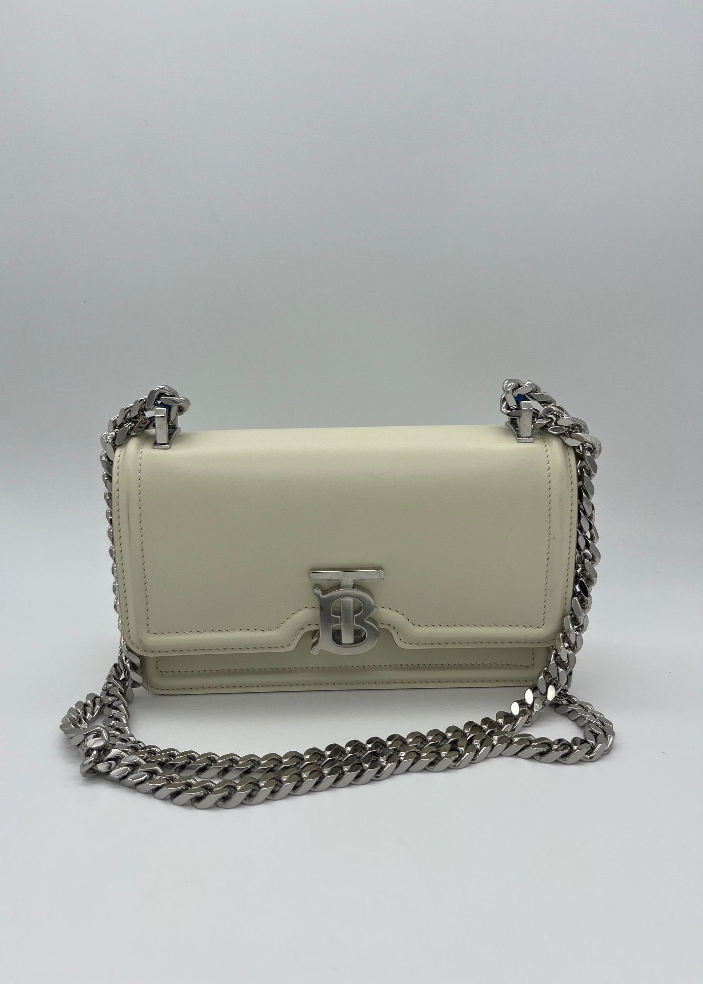 Burberry Borsa TB Chain Panna