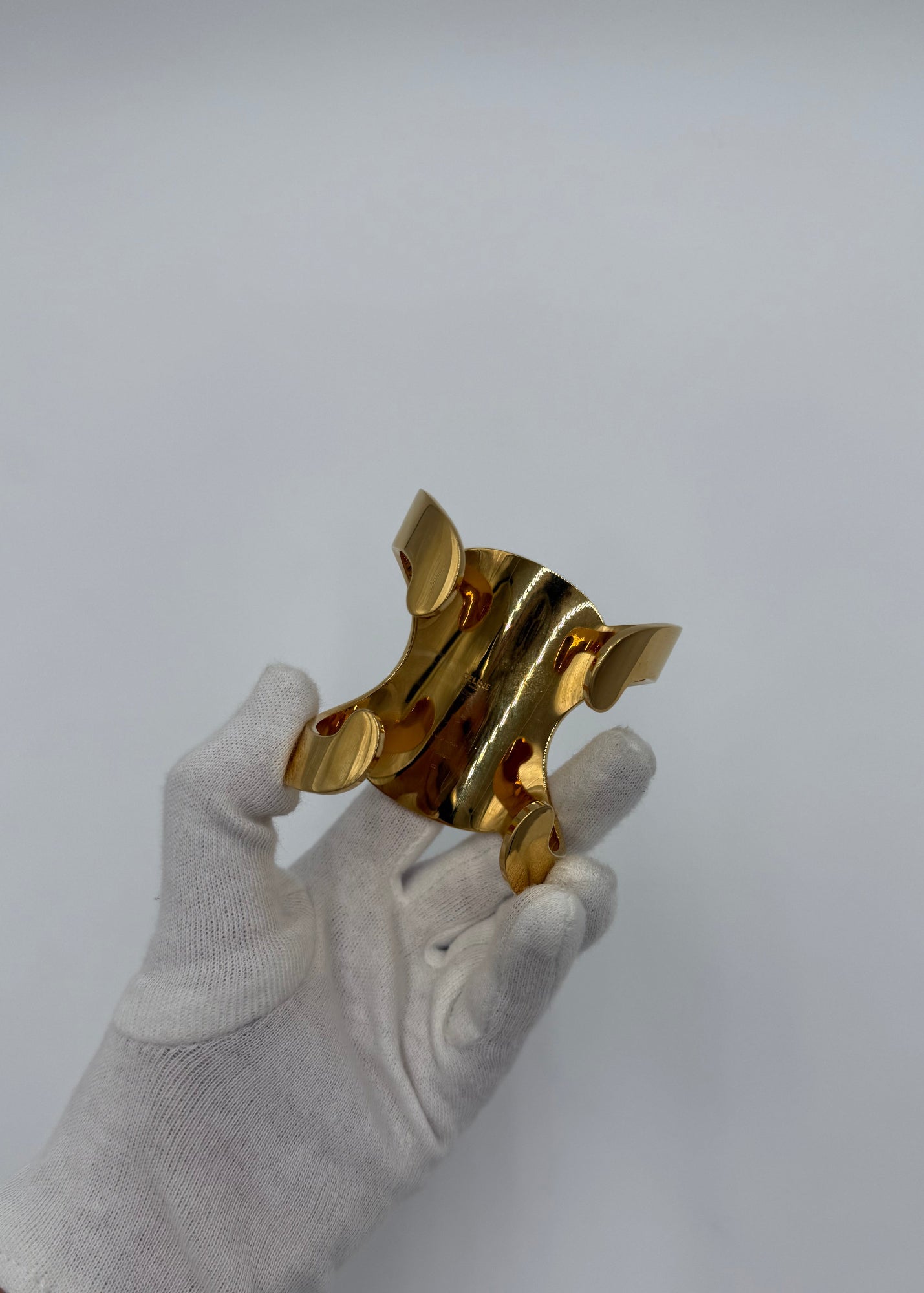 Celine Bracciale Triomphe Rigido Oro