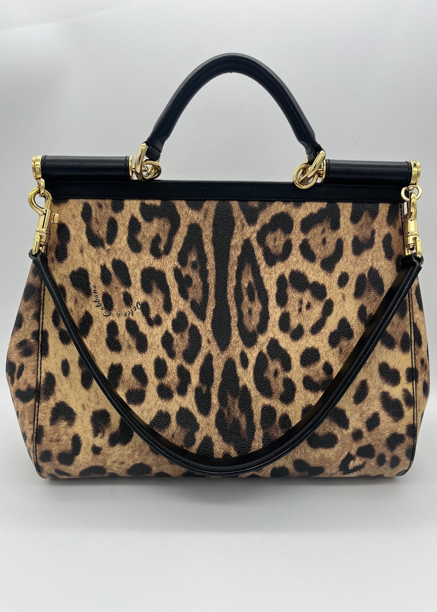 Dolce & Gabbana Borsa Sicily Grande Animal Print