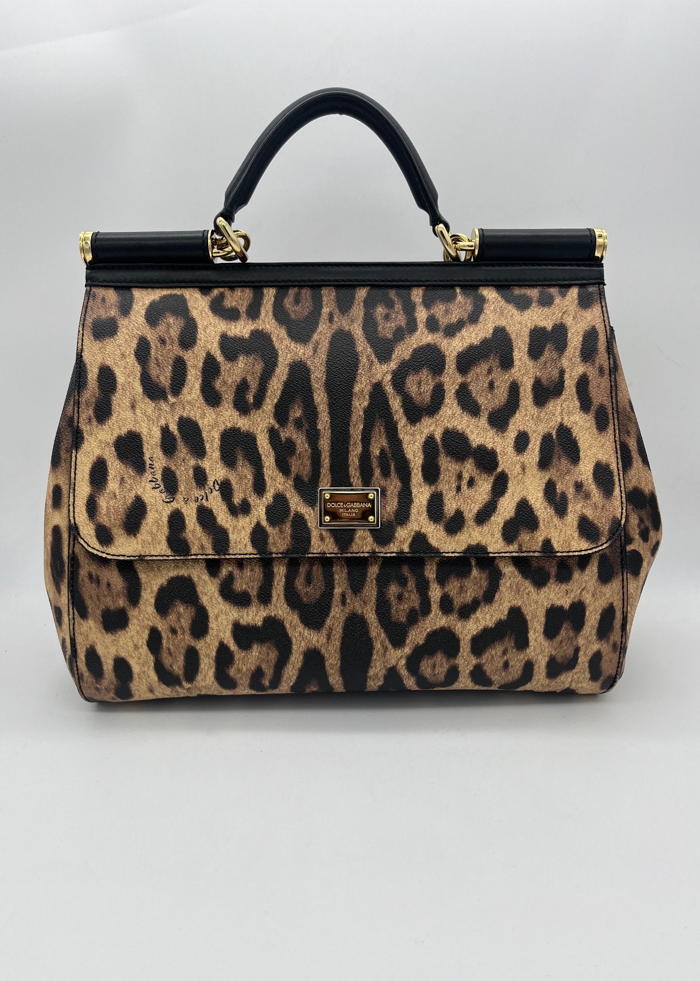 Dolce & Gabbana Borsa Sicily Grande Animal Print