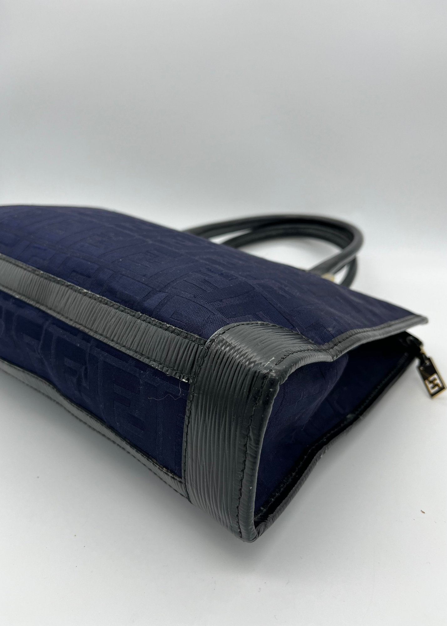 Borsa Fendi Zucca Blu Vintage