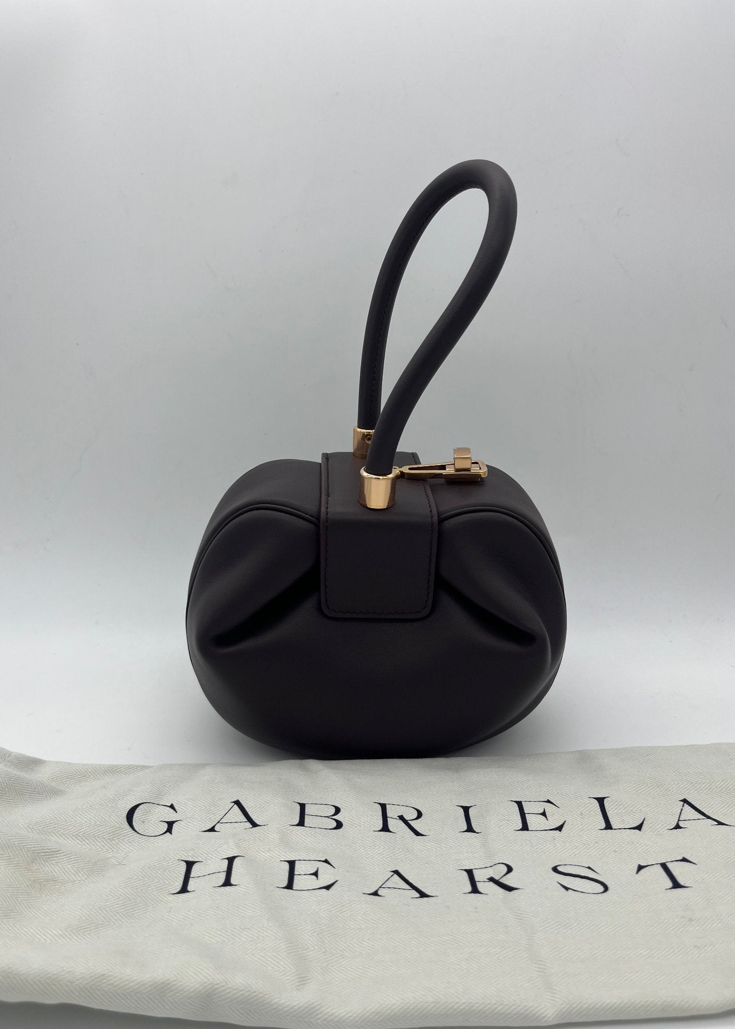 Gabriela Hearst Borsa Demi in Nappa Bourdeaux