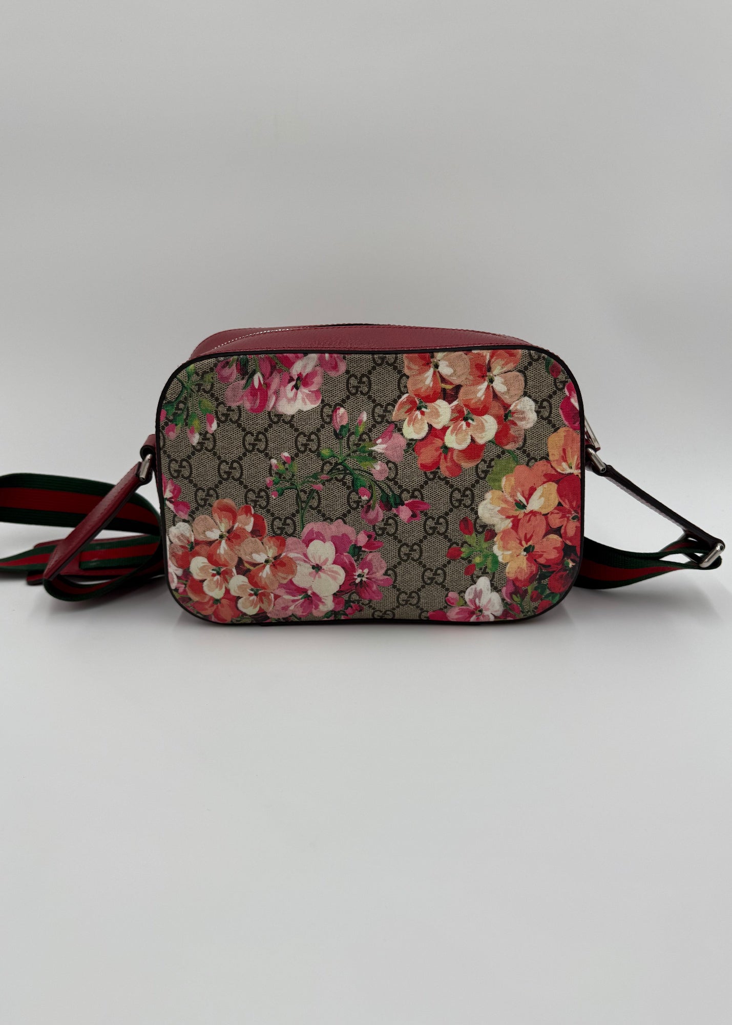 Gucci Borsa a Tracolla GG Blooms Supreme Rossa