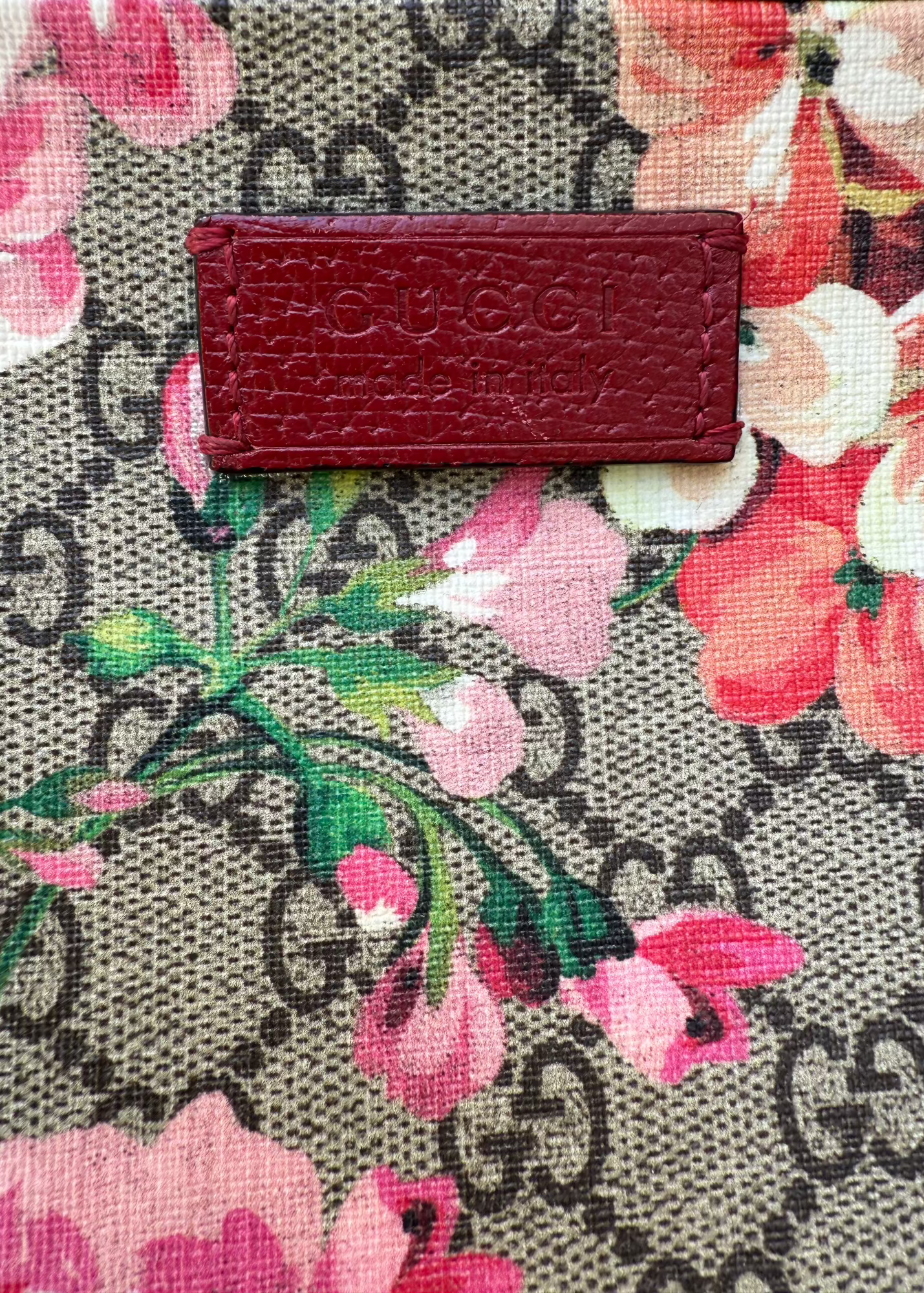Gucci Borsa a Tracolla GG Blooms Supreme Rossa