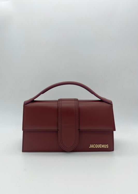 Jacquemus Borsa Le Grand Bambino Bordeaux