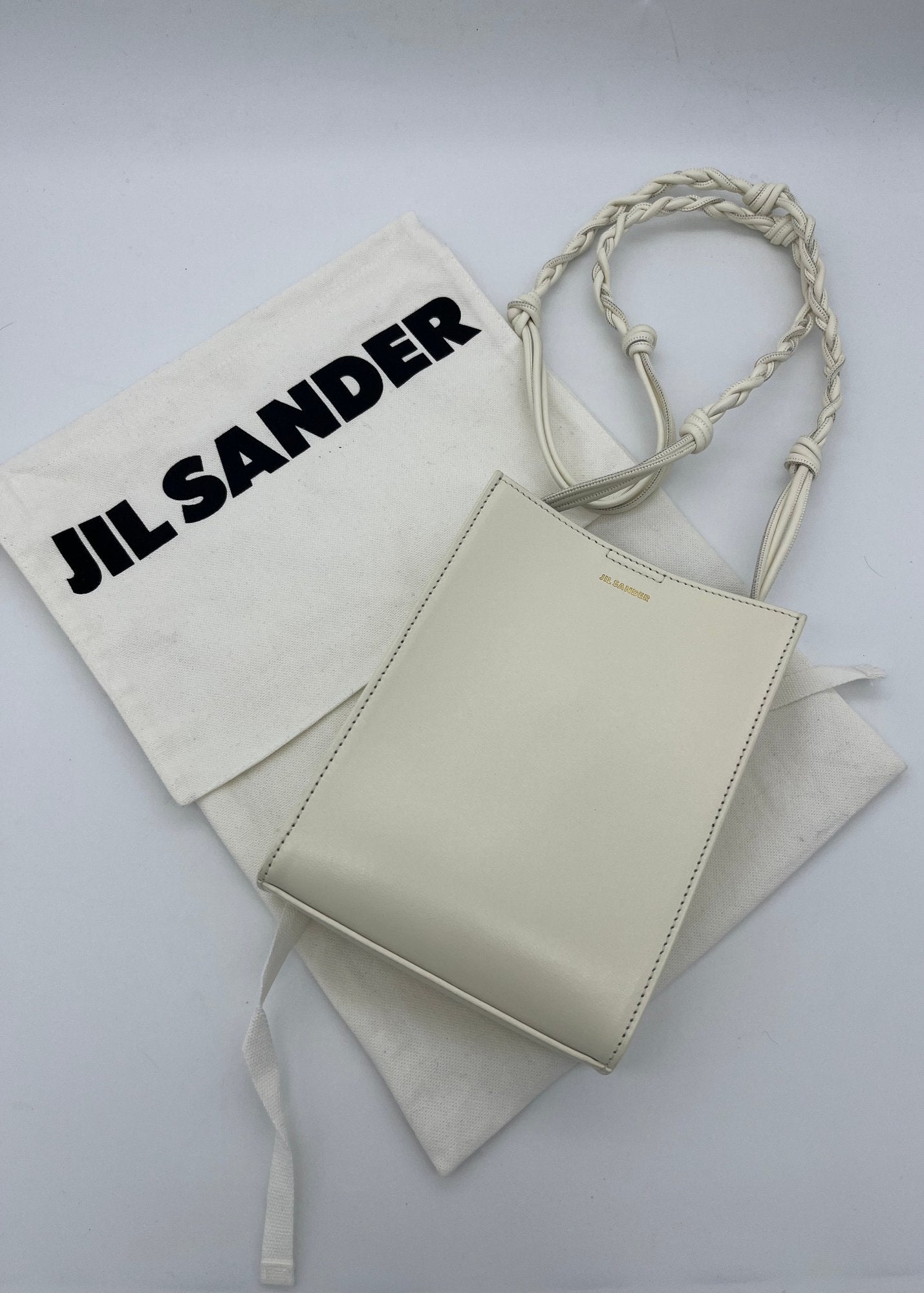 Jil Sander Borsa a Tracolla Tangle Piccola Avorio