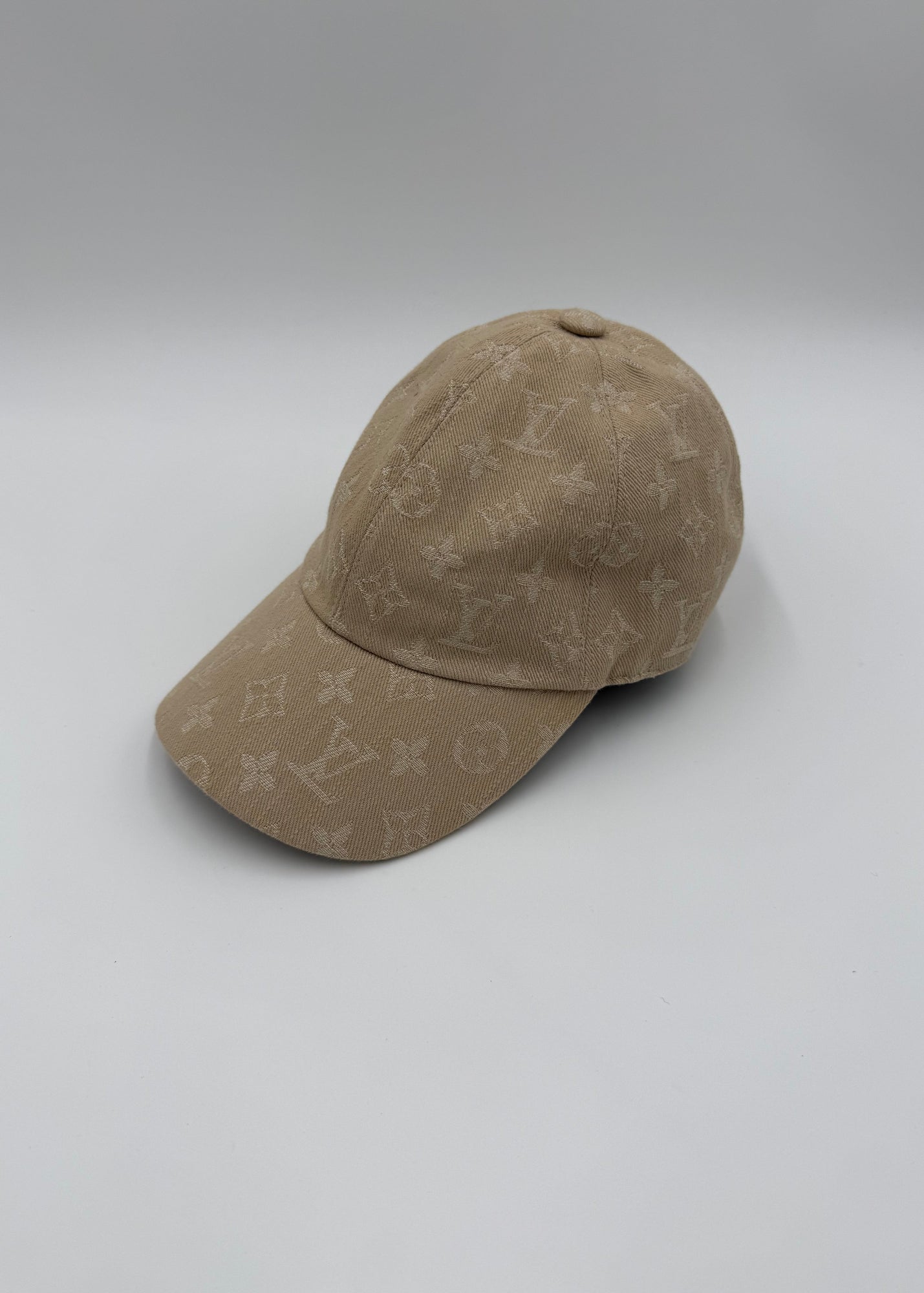Louis Vuitton Cappello Monogram Denim Beige