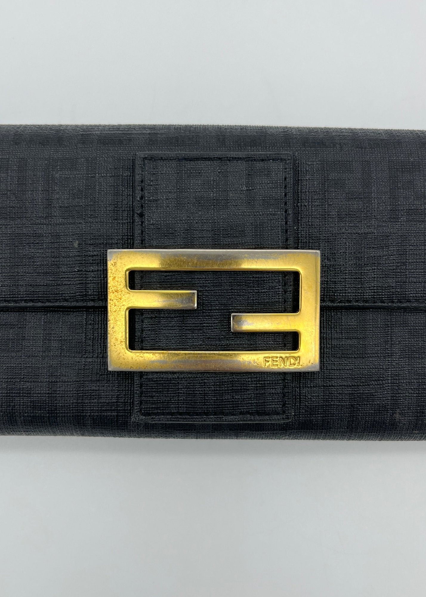 Fendi Portafoglio Baguette Vintage Nero