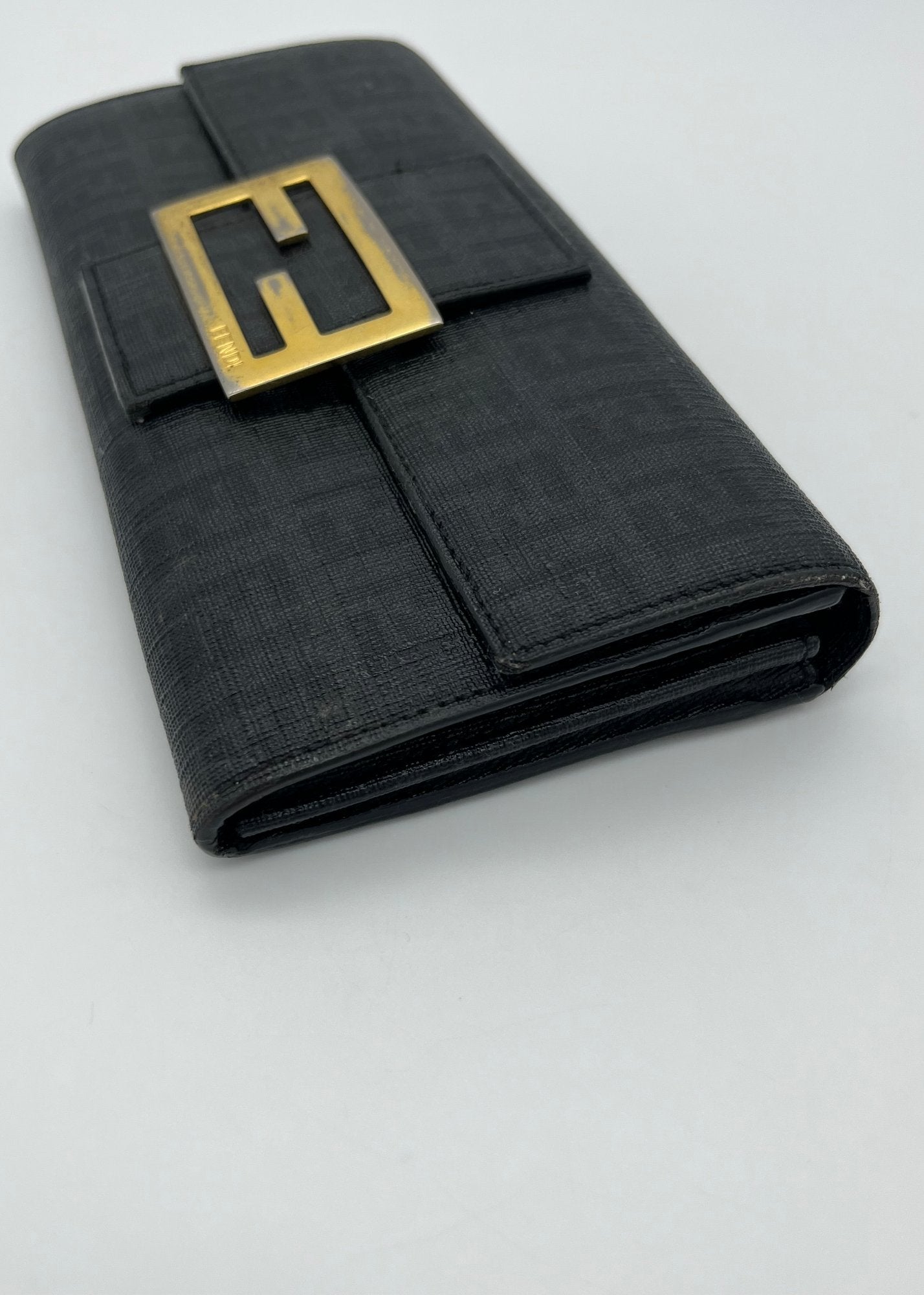 Fendi Portafoglio Baguette Vintage Nero